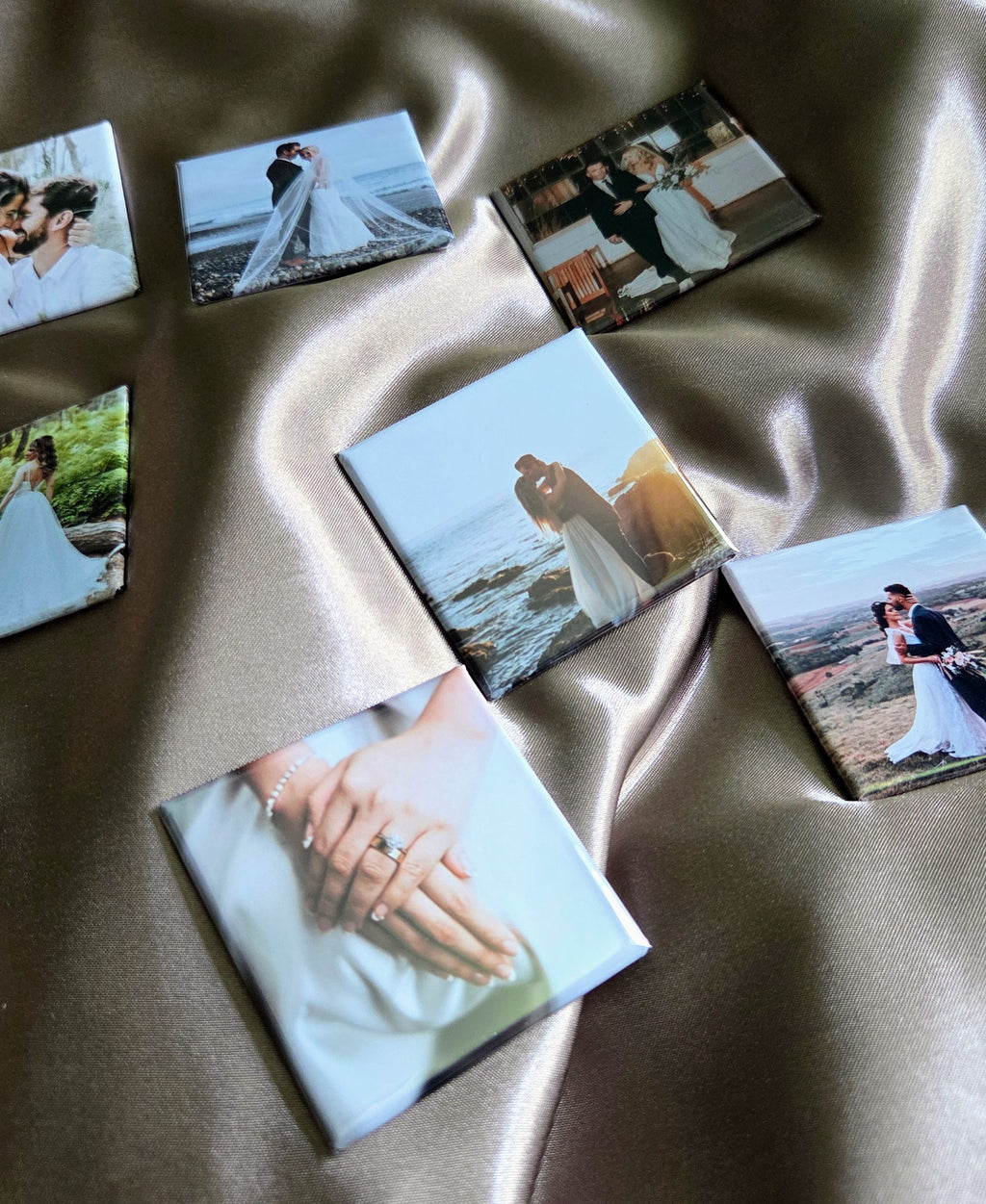 Set of 6 Square Photo Magnets