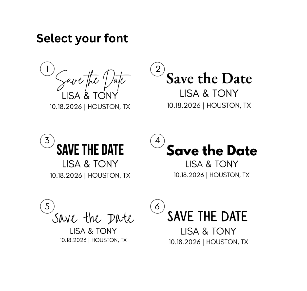 Save the Date Magnets