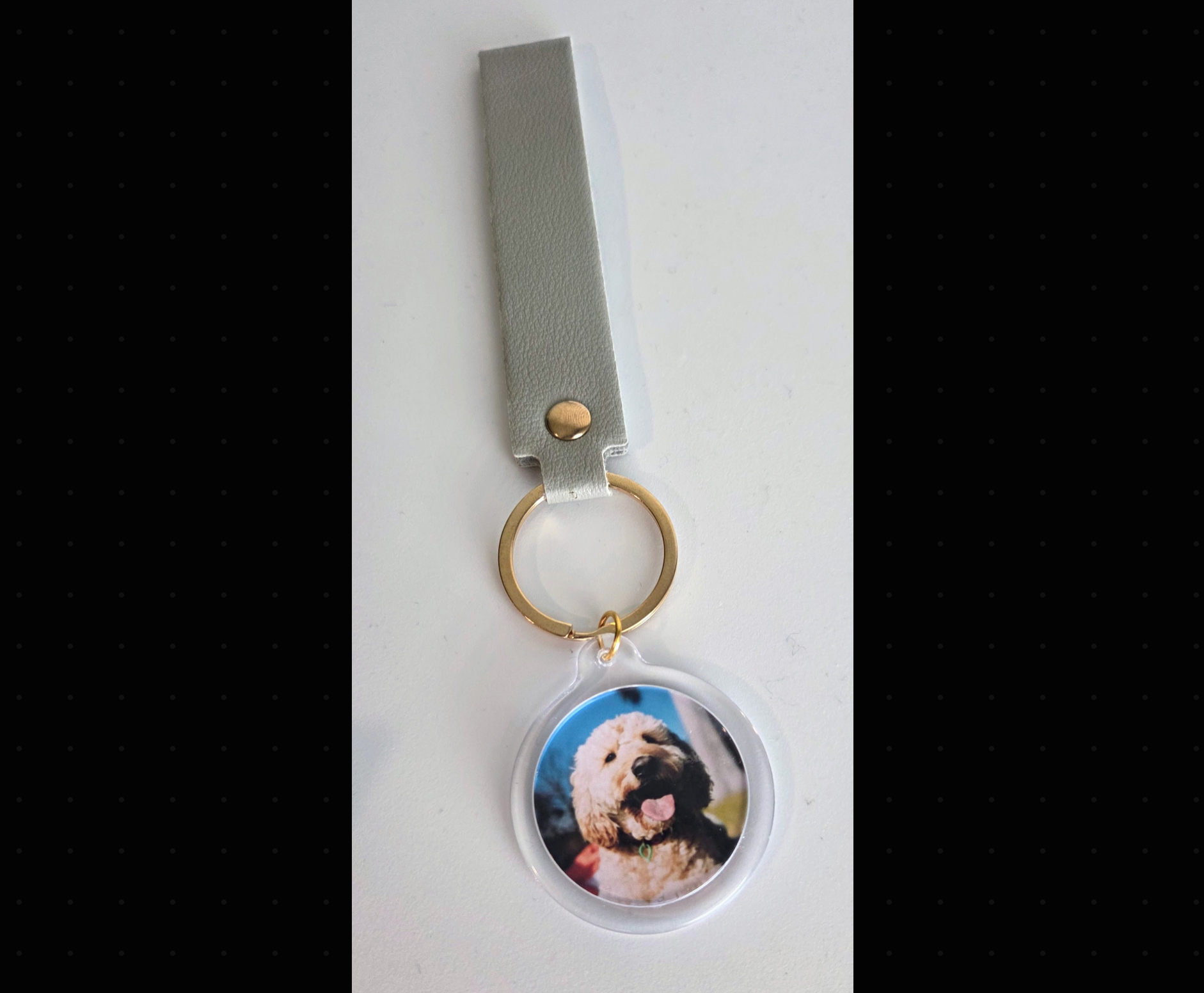 Photo Keychain with strap