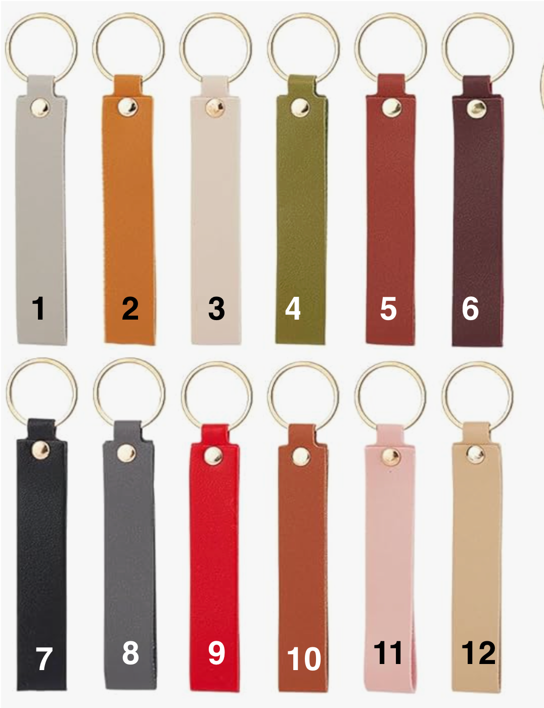 Photo Keychain with strap