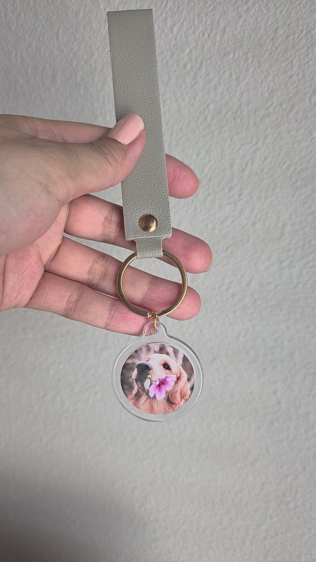 Photo Keychain with strap